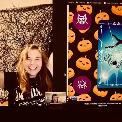 Zajęcia online w klimacie Halloween