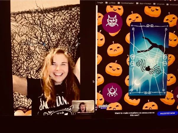 Zajęcia online w klimacie Halloween